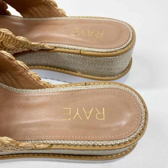 RAYE Women's Stasia Platform Boho Wedge in Natural 9 - Picture 5 of 6